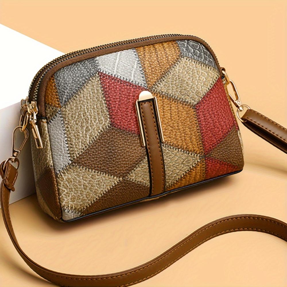 Luna | Mini-torba na ramię w stylu patchwork