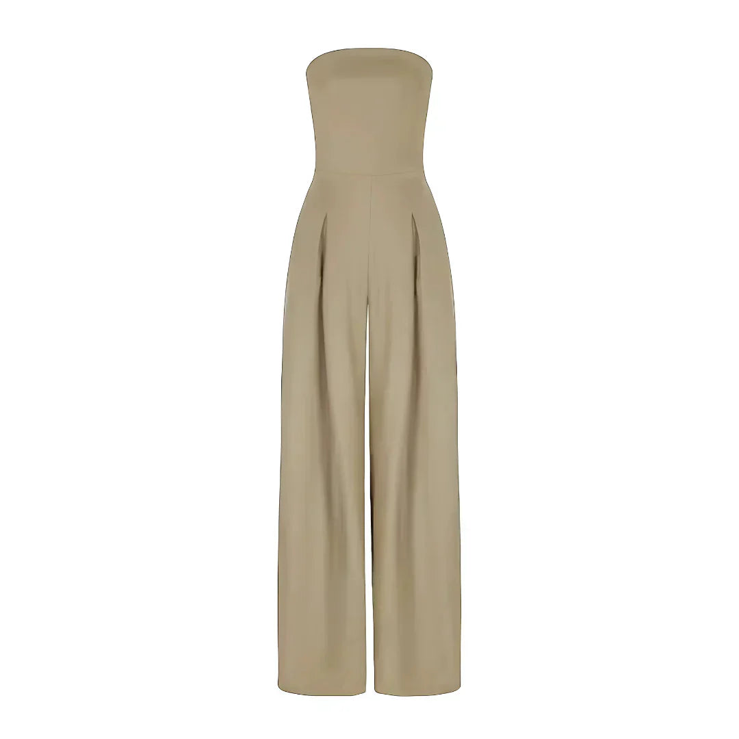 Kombinezon Bustier Bez Rękawów
