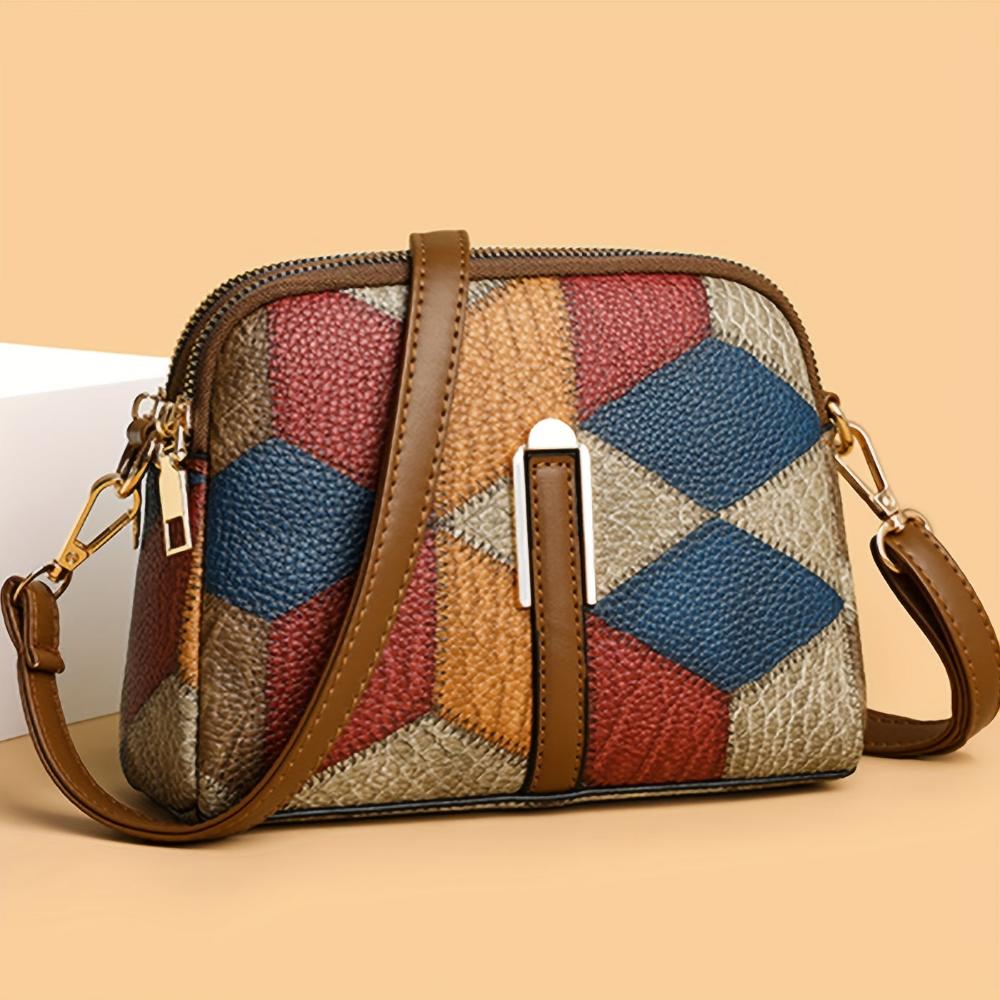 Luna | Mini-torba na ramię w stylu patchwork