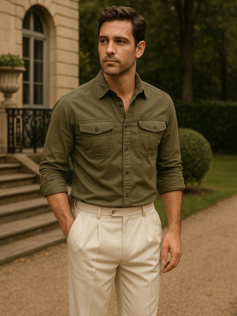 Casual Business Corduroy Shirt