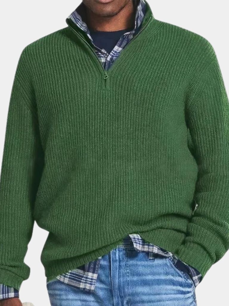 Klasyczny Sweter Highland z Kapturem