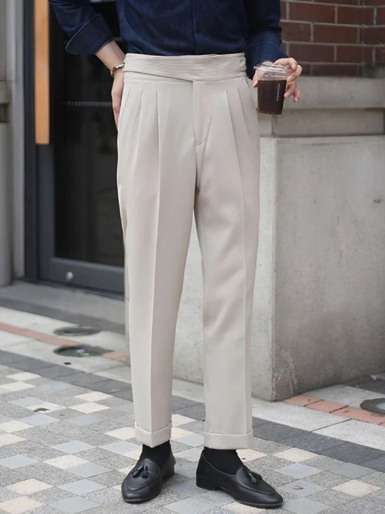 Eleganckie Spodnie Sztruksowe