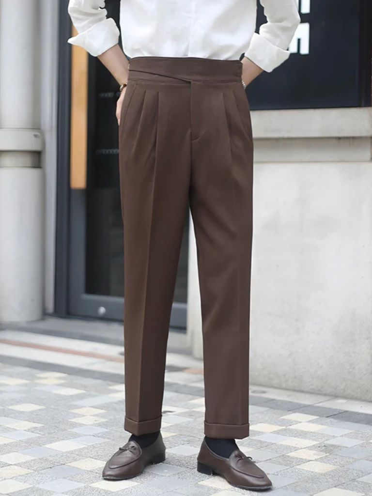 Eleganckie Spodnie Sztruksowe