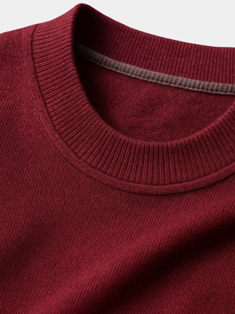 Sweter z okrągłym dekoltem