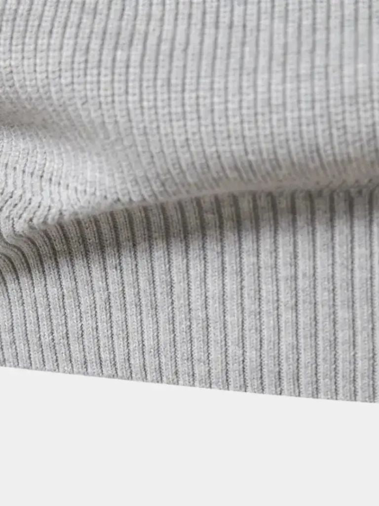Elegancki Sweter z Ćwierć Zippem