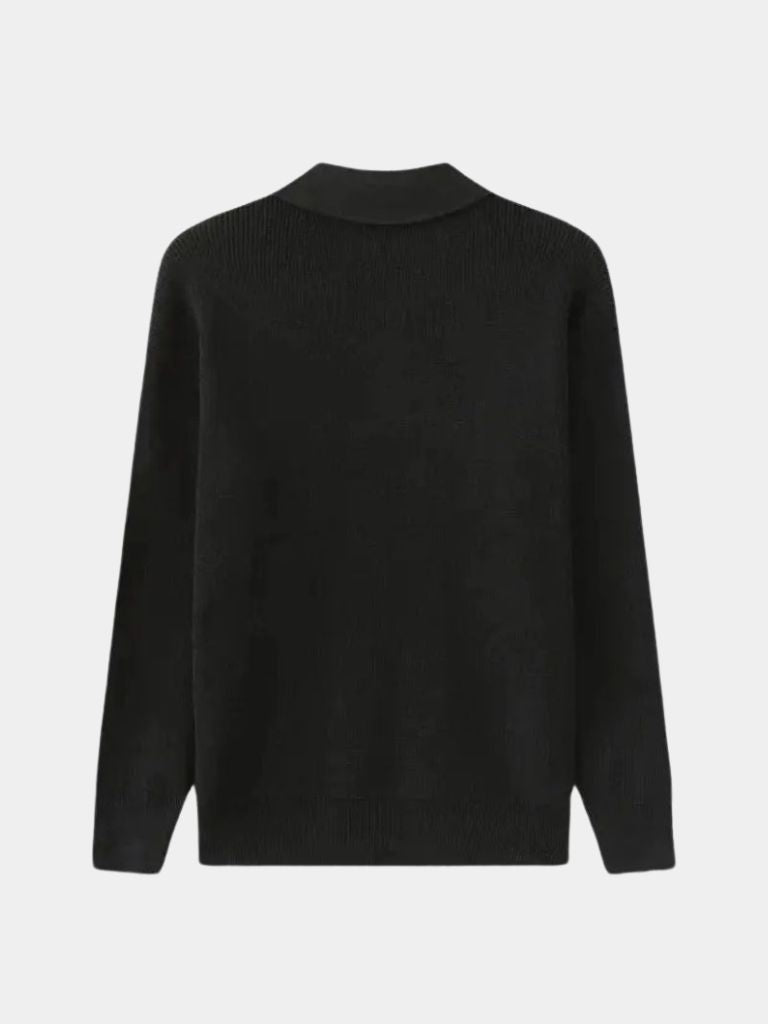 Podstawowy Sweter z Pół-Zipem