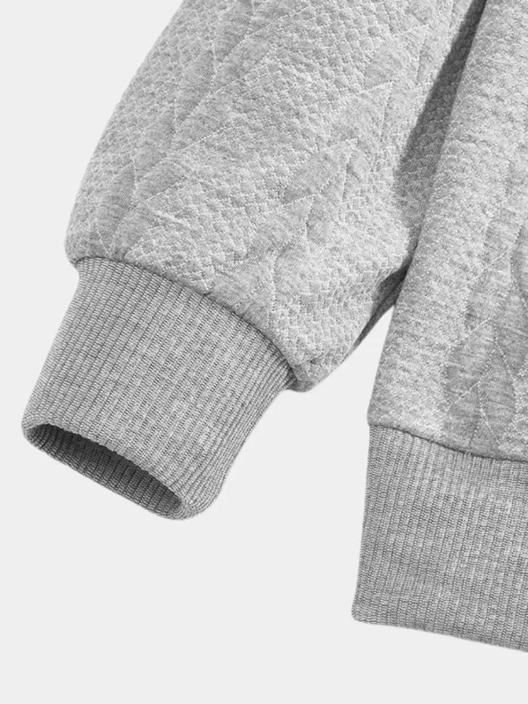 Esencjonalny Pulower Henley z Ćwierć Zippem