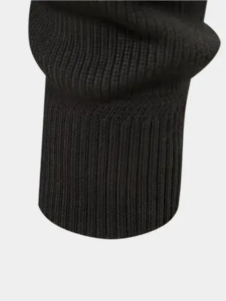 Sweter na zamek z dzianiny