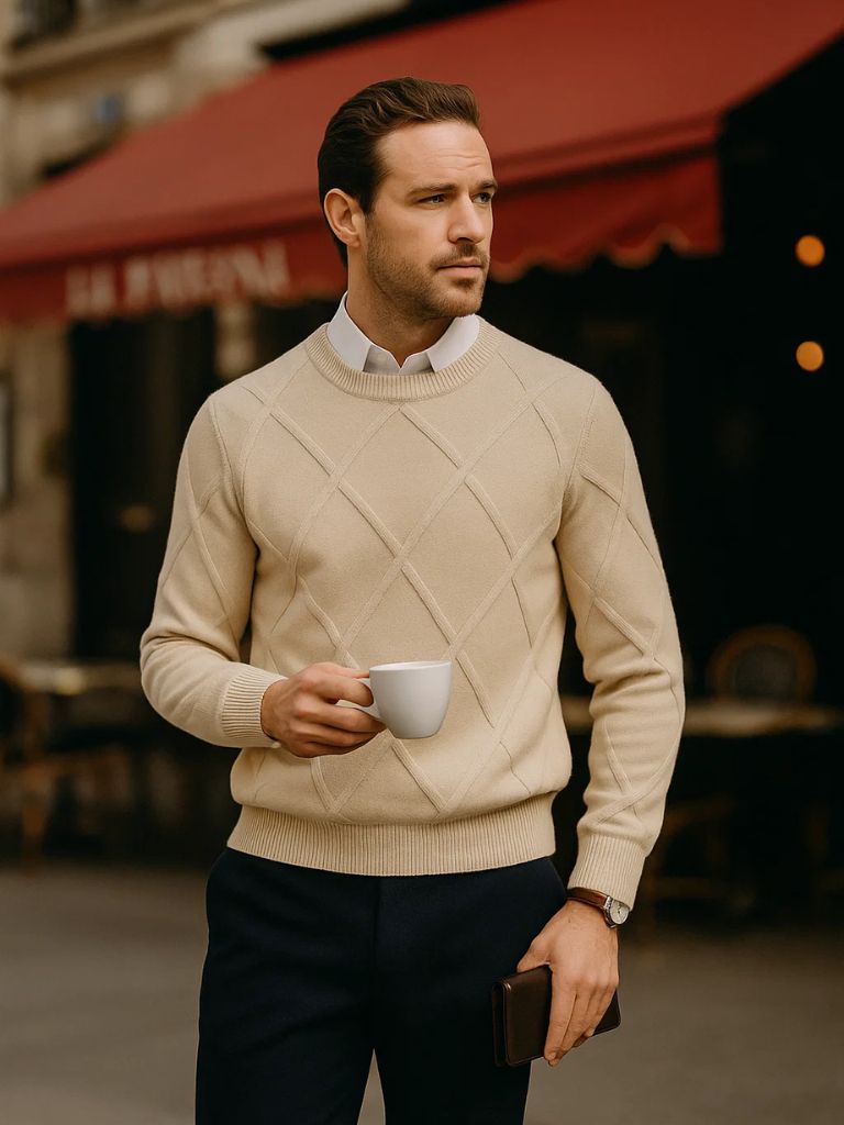 Sweter Premium Kaszmirowy François Blanchet