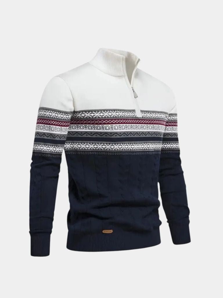 Sweter z półzamkiem