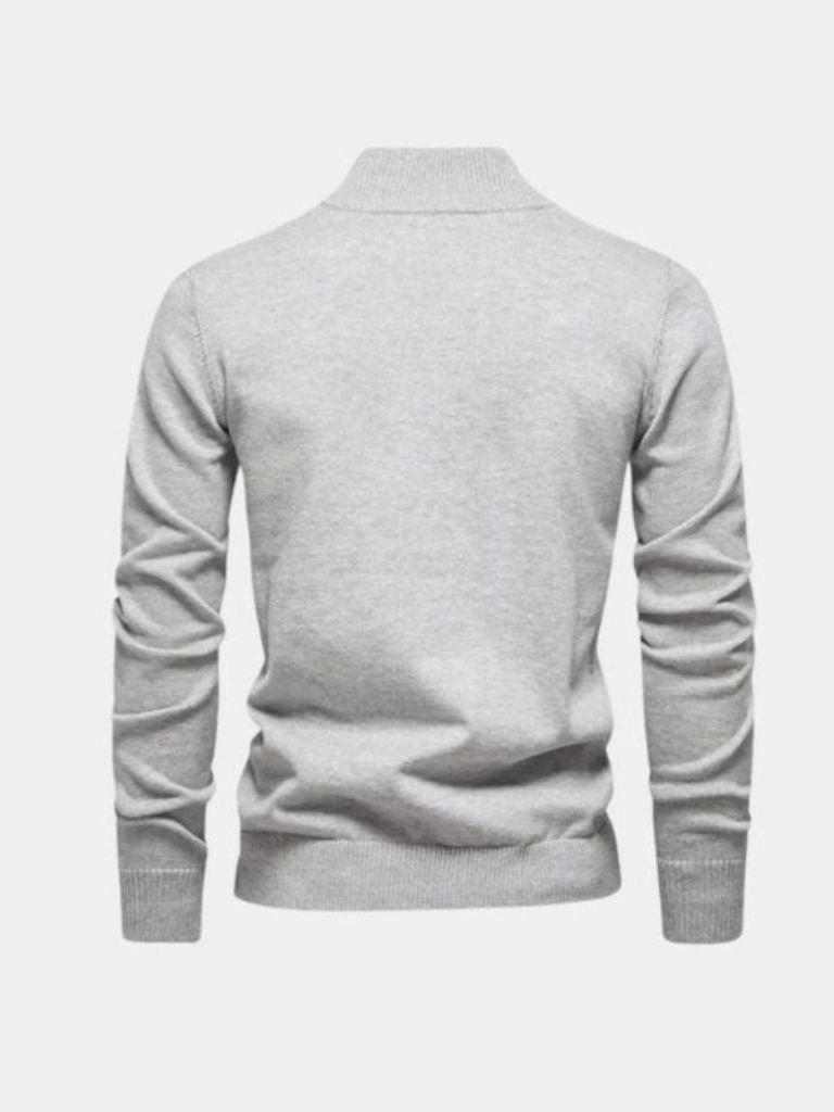 Sweter z półsuwnym zamkiem