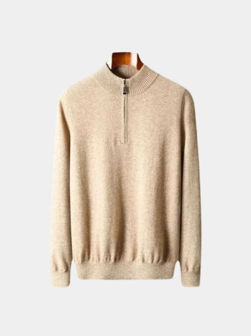 Sweter Merino z Półzamkiem