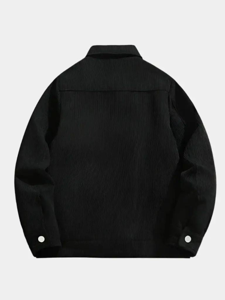 Minimalistyczna Kurtka Corduroy Sherpa