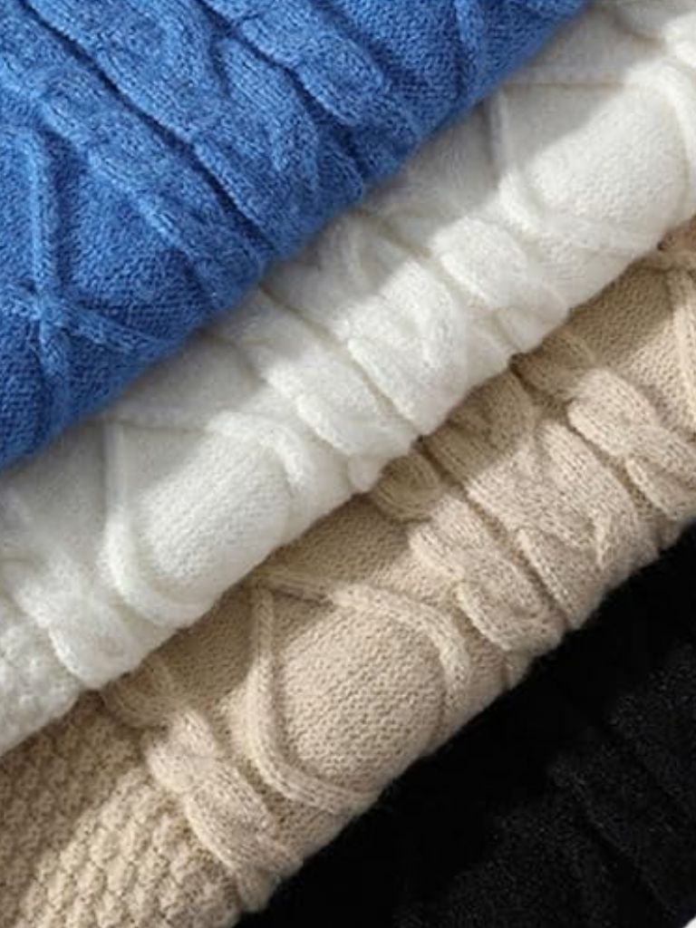 Minimalistyczny Sweter Teksturowany