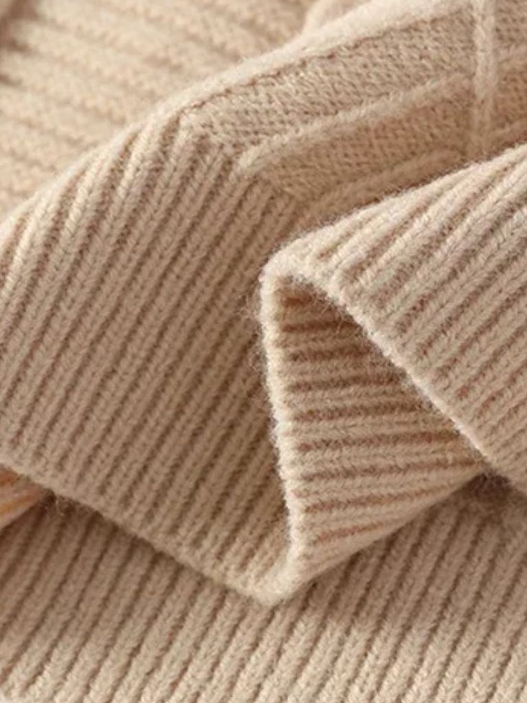 Minimalistyczny Sweter Teksturowany
