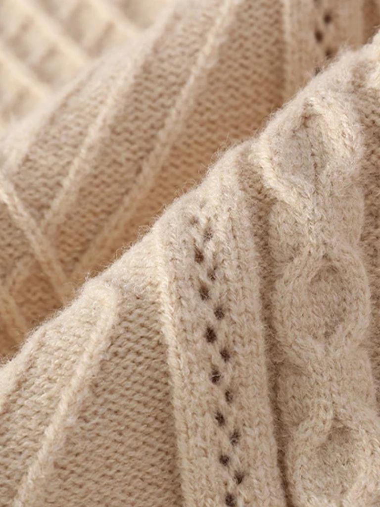Minimalistyczny Sweter Teksturowany