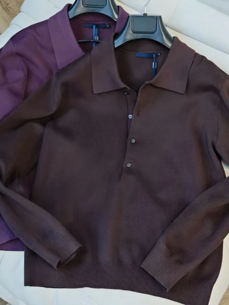 Sweter Polo Old Money Knit