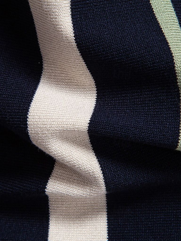 Retro Stripe Polo