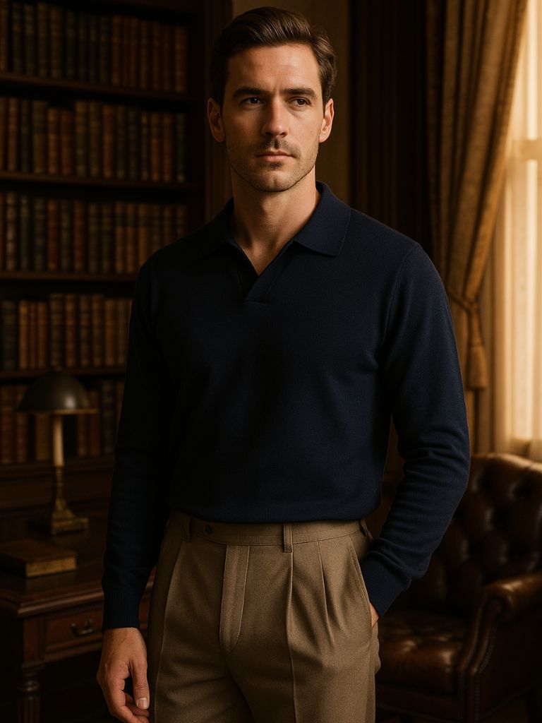 Polo z Długim Rękawem Royal Comfort