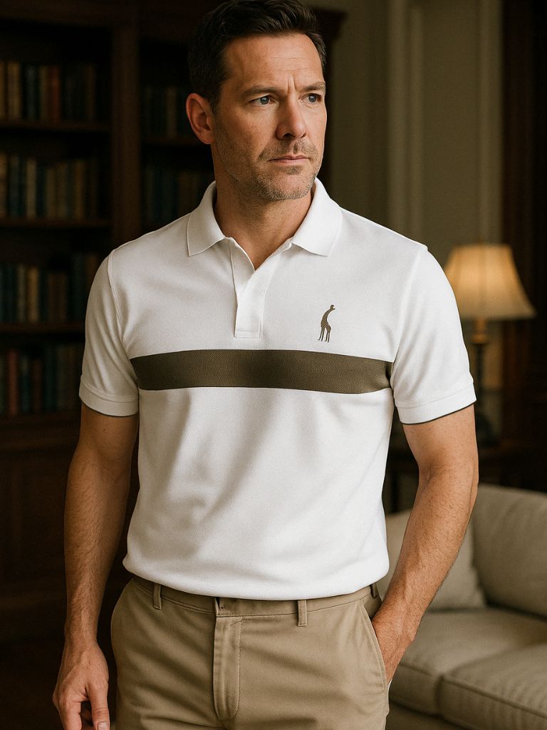 Polo w paski Savanna
