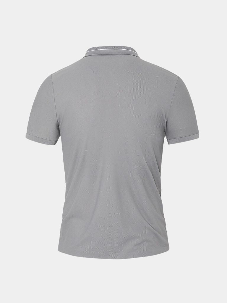 Polo w kolorze Stalowym Szarym