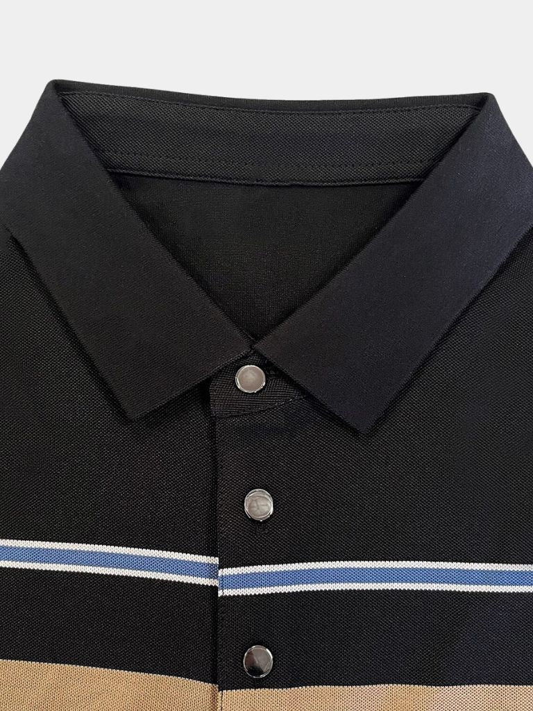 Polo w paski zachodu słońca