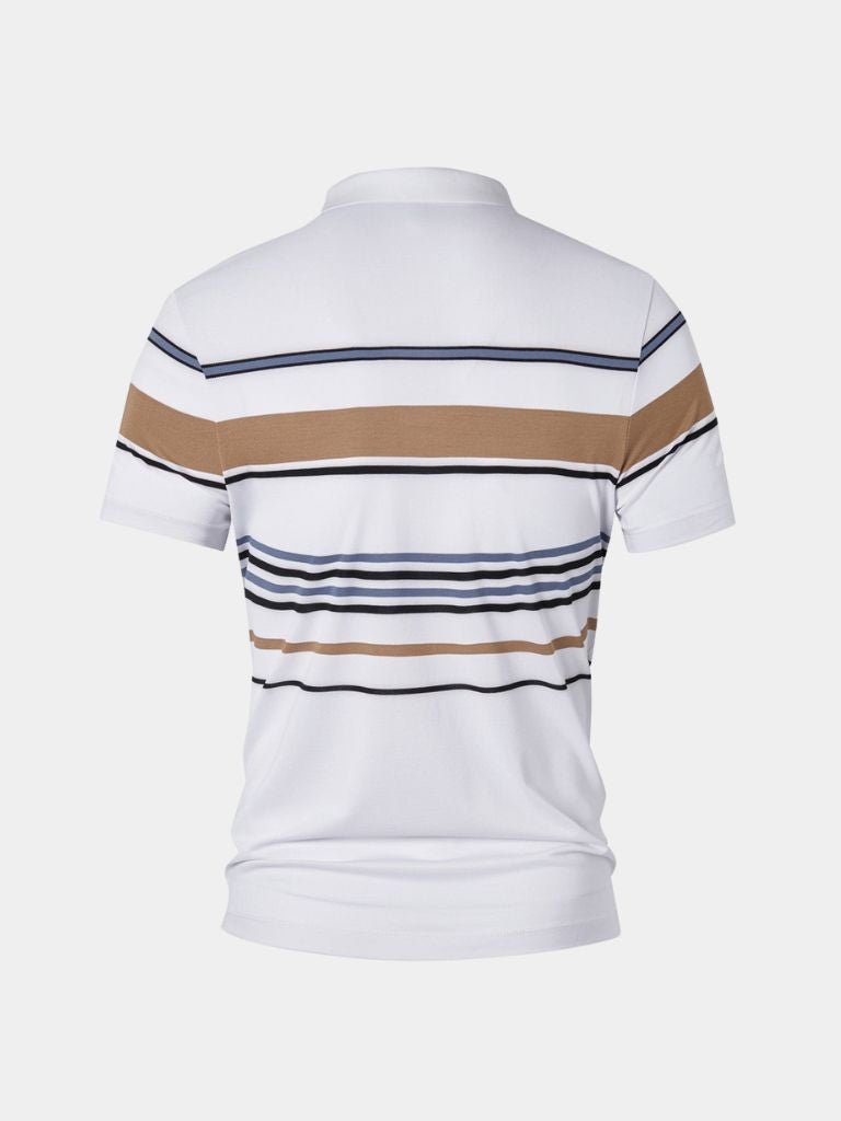 Polo w paski zachodu słońca