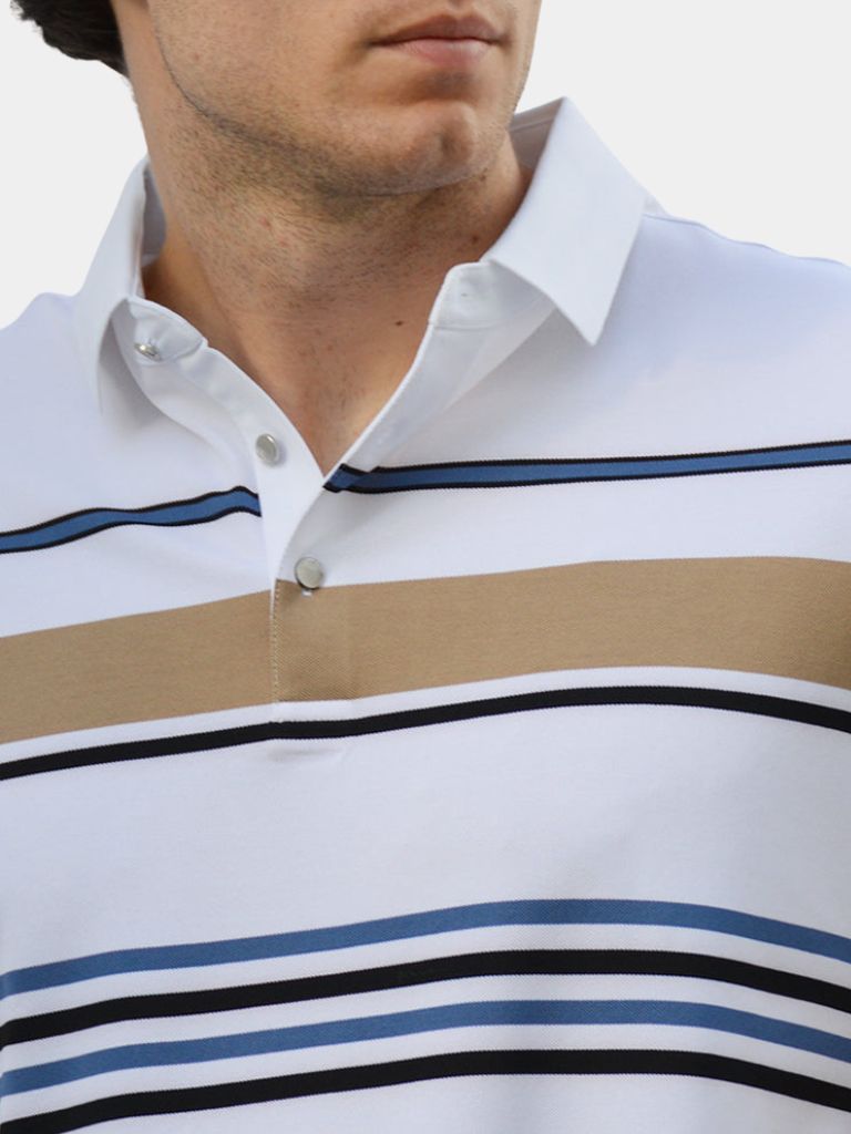 Polo w paski zachodu słońca