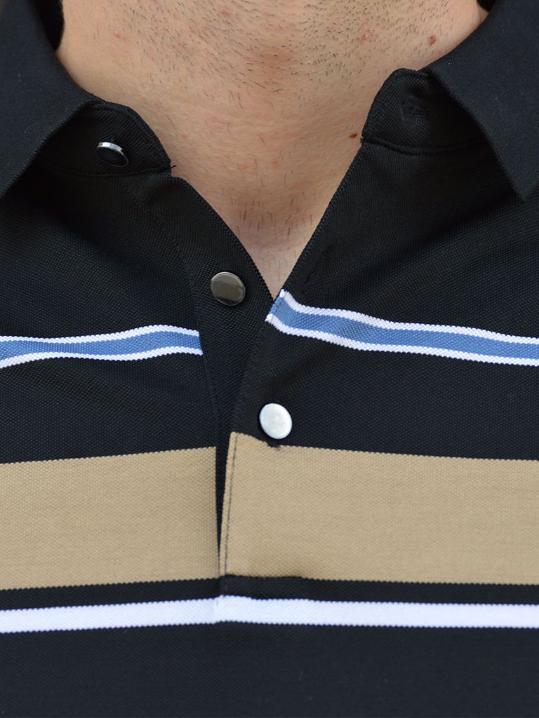 Polo w paski zachodu słońca