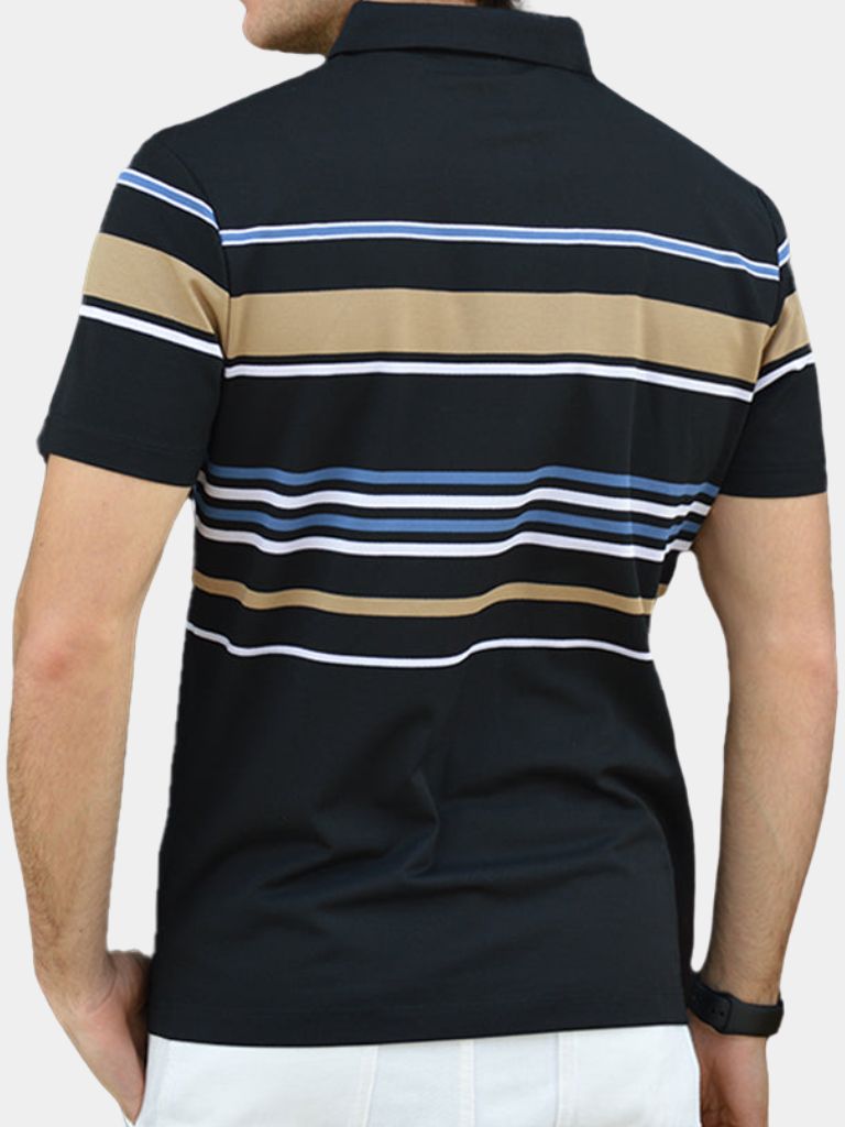 Polo w paski zachodu słońca