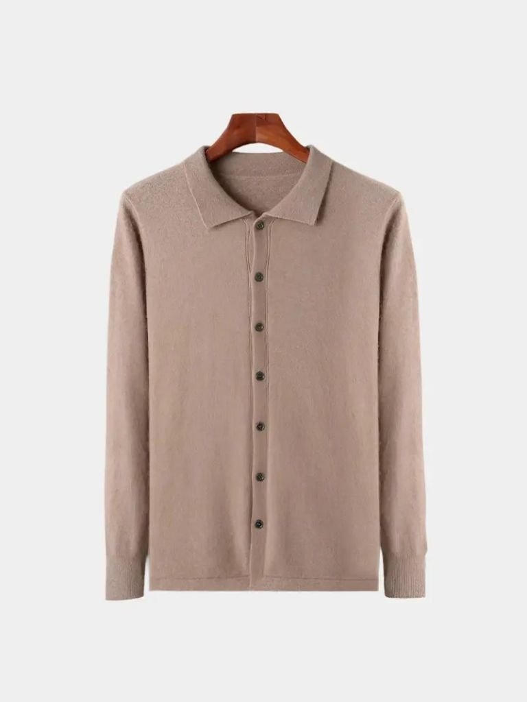 100% Kaszmirowy Kardigan Polo