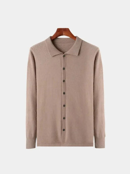 100% Kaszmirowy Kardigan Polo