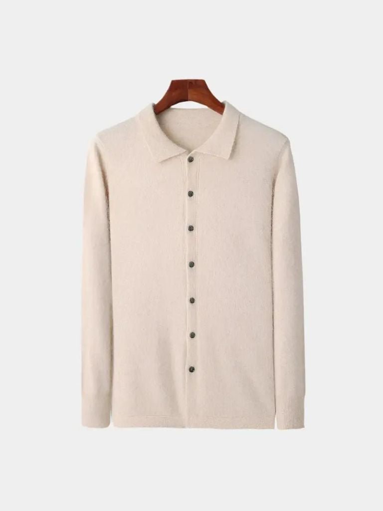 100% Kaszmirowy Kardigan Polo