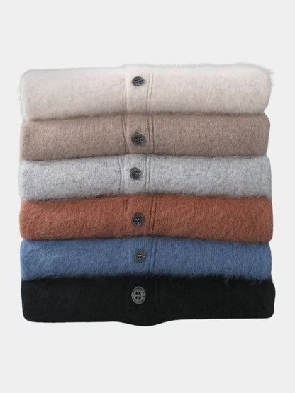 100% Kaszmirowy Kardigan Polo