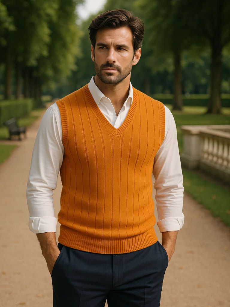 100% Wełniany Pulower z Merino