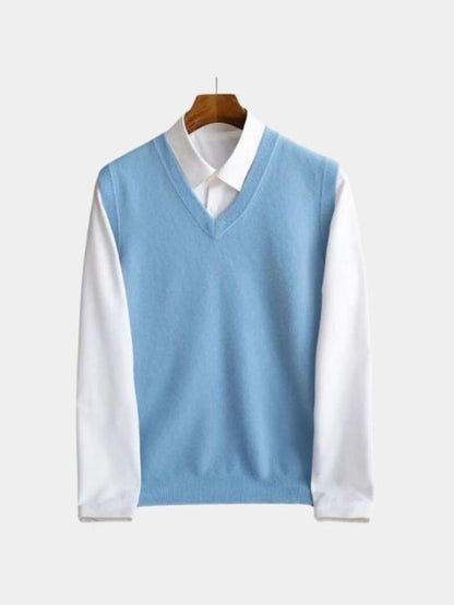100% Wełniana Kamizelka Merino