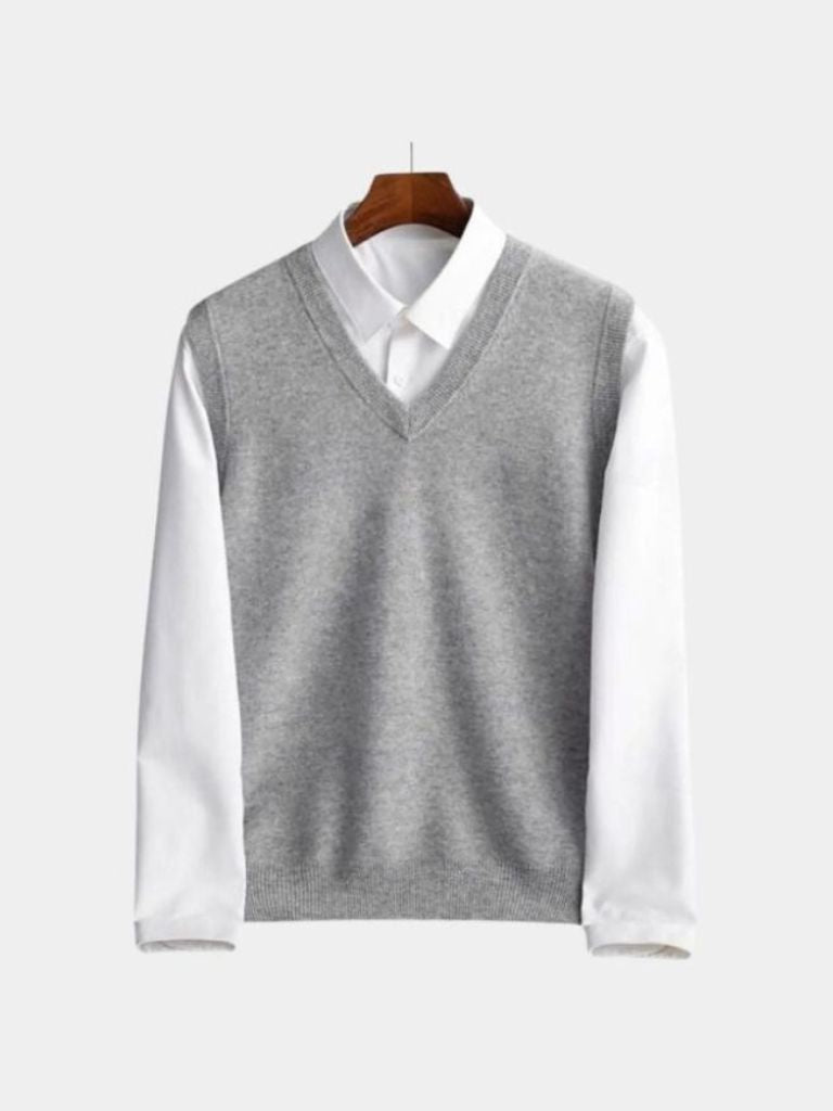 100% Wełniana Kamizelka Merino