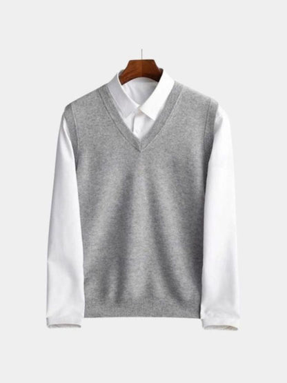 100% Wełniana Kamizelka Merino