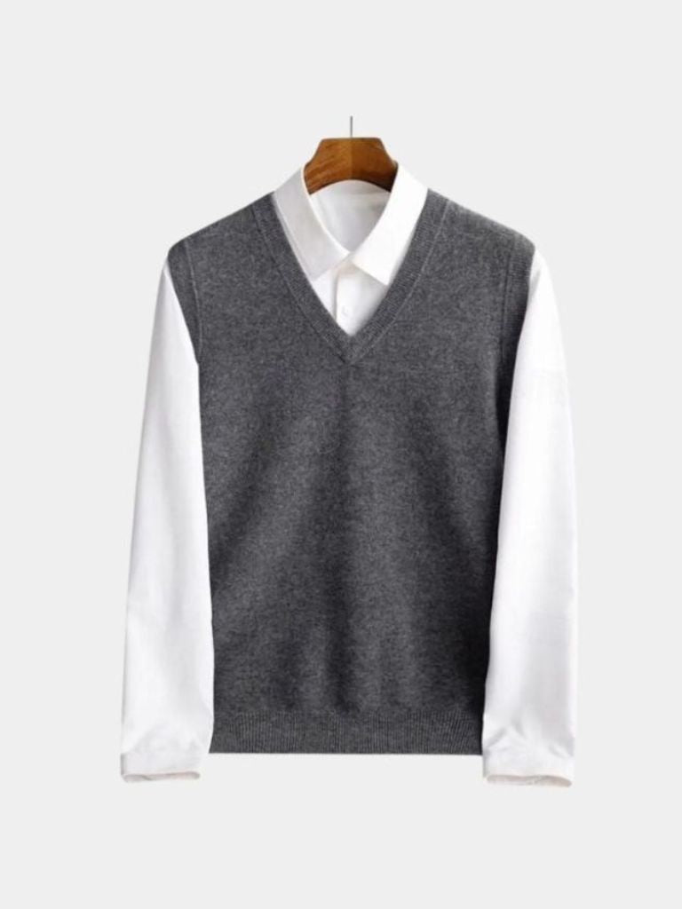 100% Wełniana Kamizelka Merino