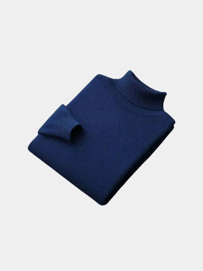 100% Wool Turtleneck Sweater