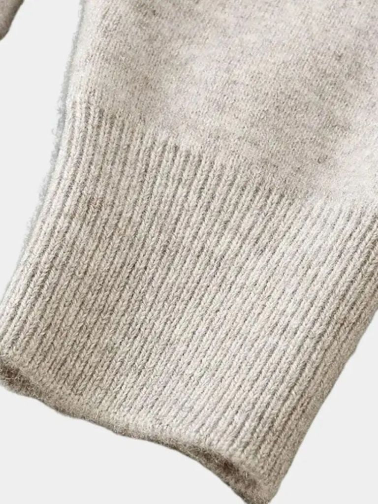 100% Merino Wool V-Neck Cardigan