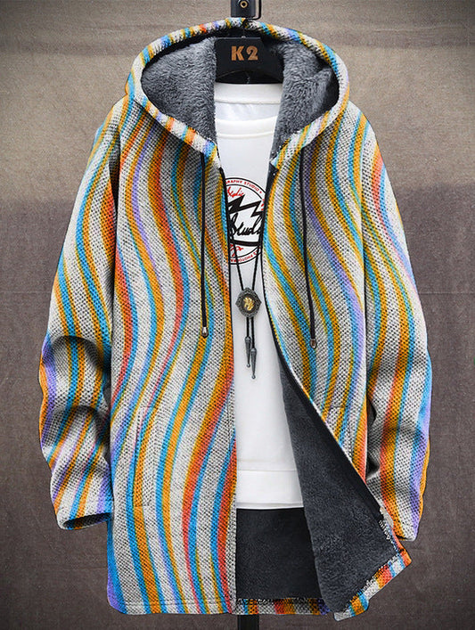 Frigg | Hooded Sweatshirt with Wavy Stripes