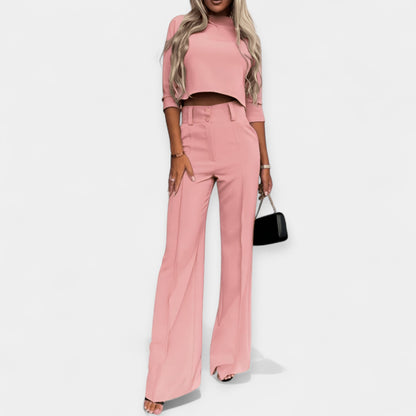 Zestaw Crop Top i Spodnie