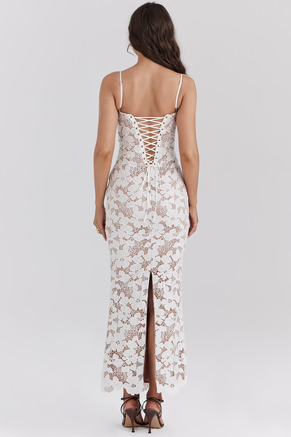 EVANGELINE - Haftowana Sukienka Maxi