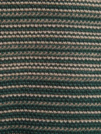 Sweter Pullover z Dzianiny z Okrągłym Dekoltem