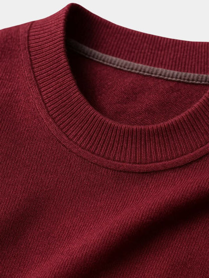Sweter z okrągłym dekoltem