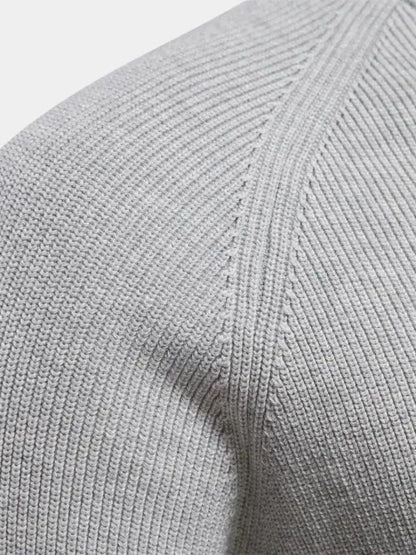 Elegancki Sweter z Ćwierć Zippem