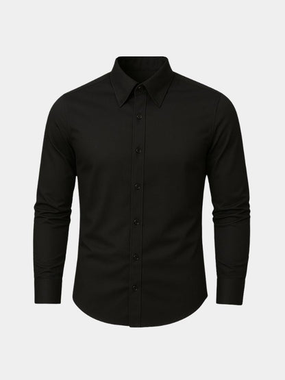 Elegancka koszula z kołnierzykiem w kształcie ostrza