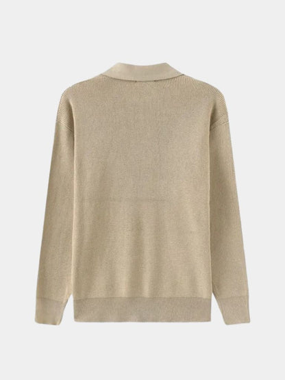 Podstawowy Sweter z Pół-Zipem