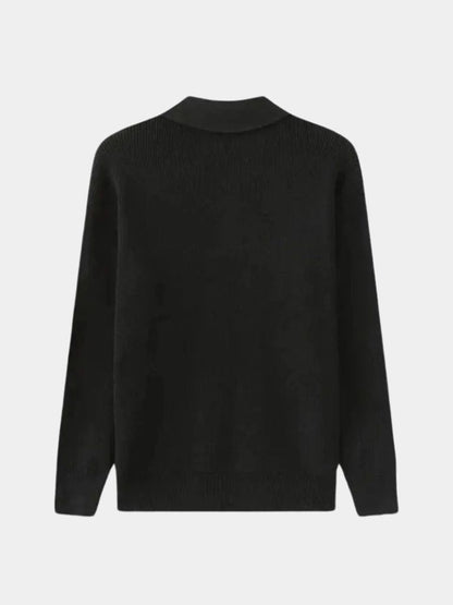 Podstawowy Sweter z Pół-Zipem